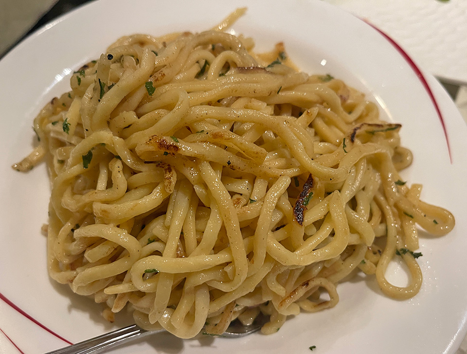 Crab Garlic Noodle